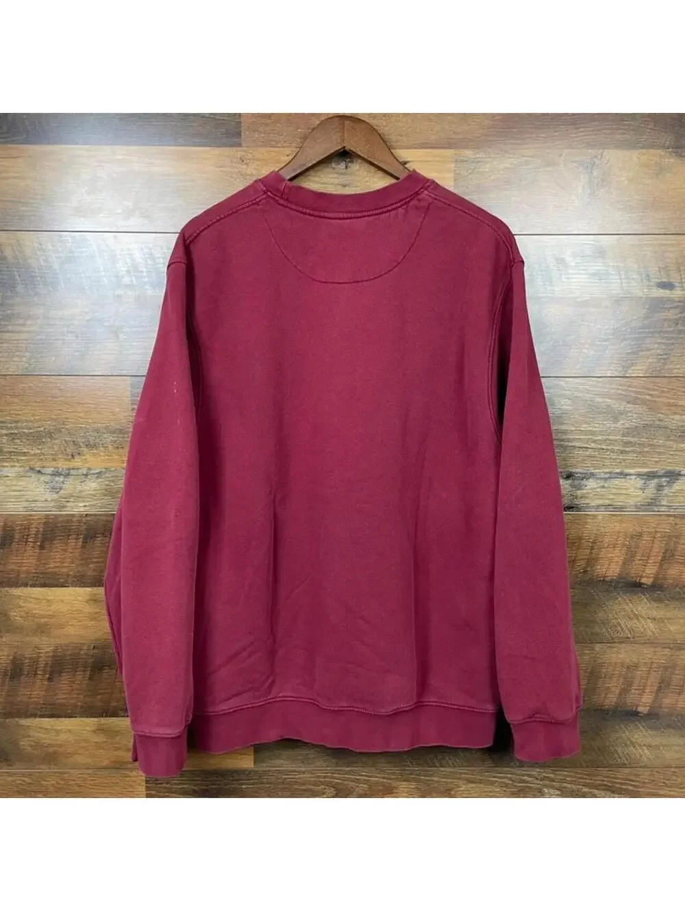 Vintage Y2K Nike Burgundy Red Crewneck Pullover Mens Large